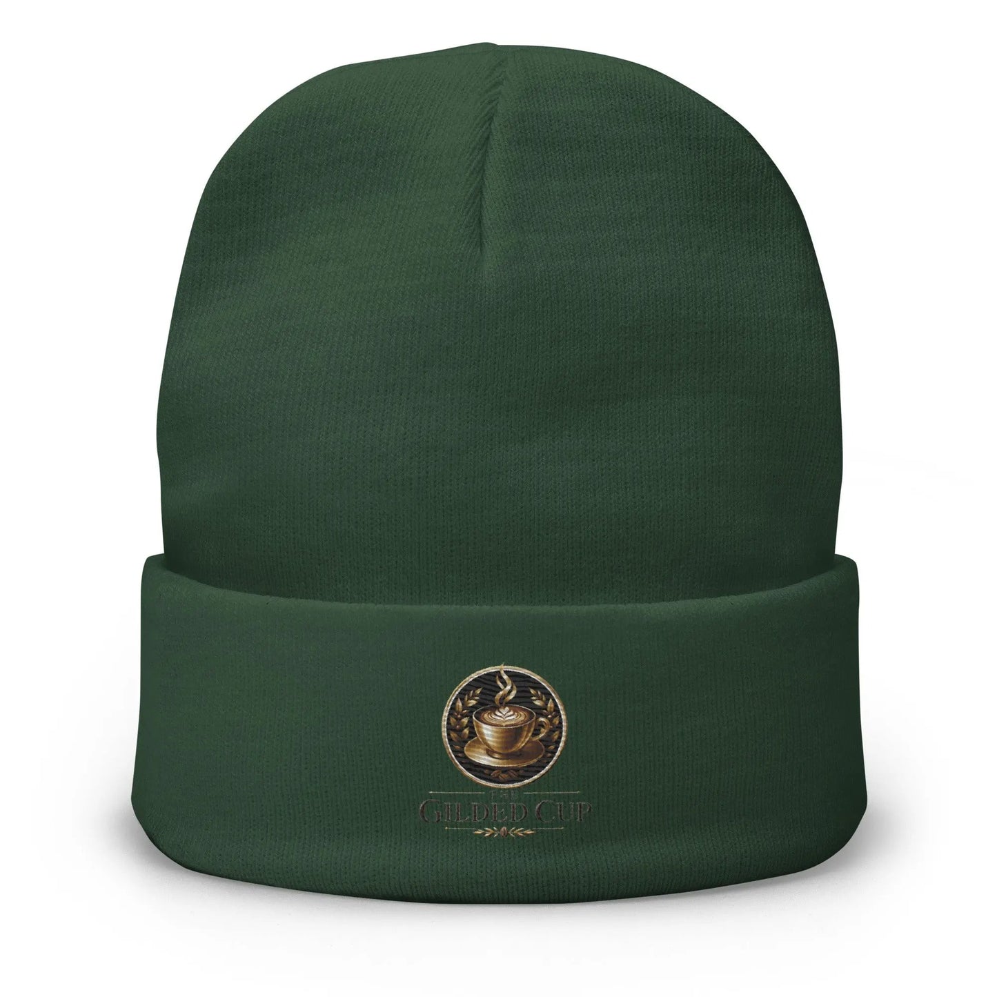 Embroidered Beanie - The Gilded CupEMBROIDERY
