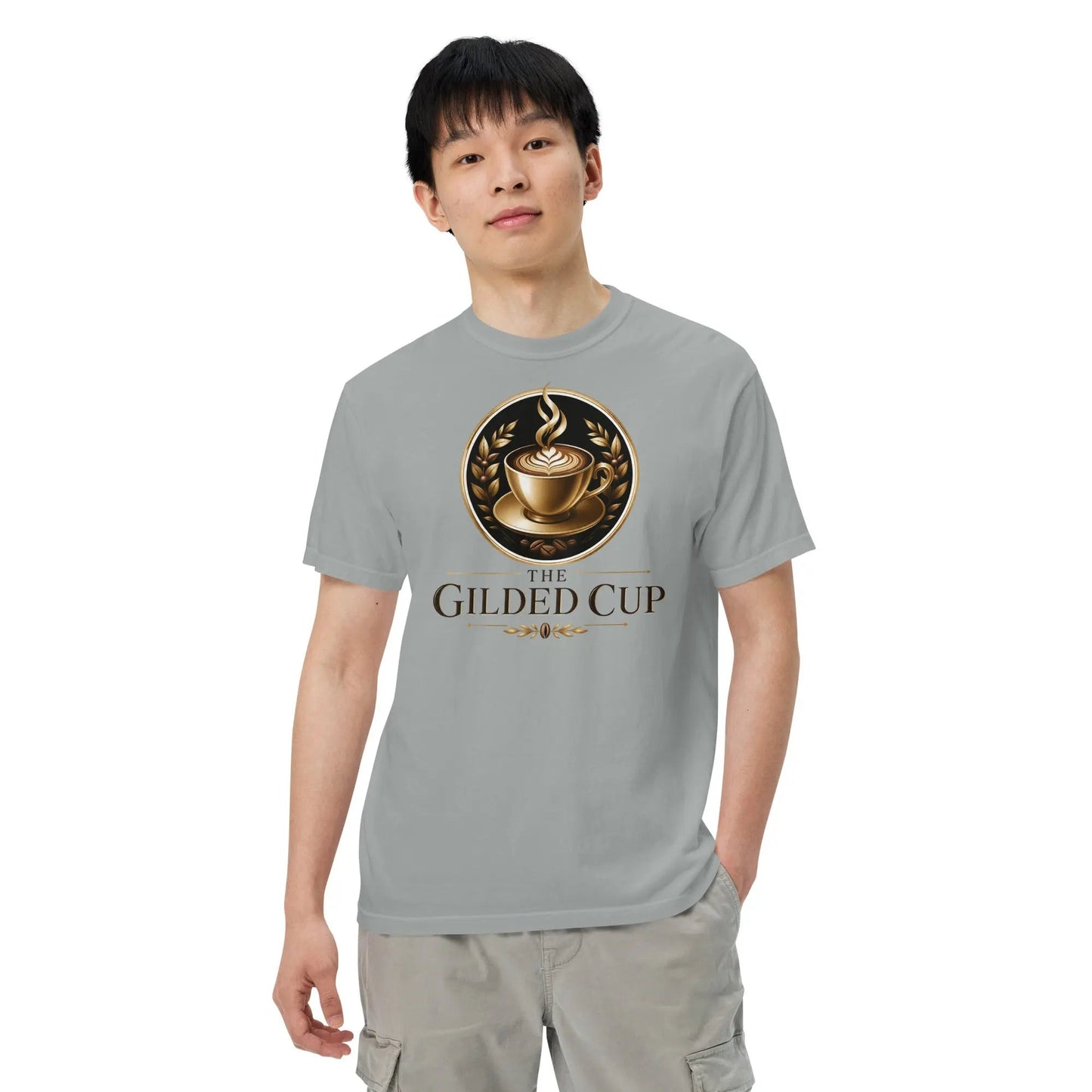 Unisex Garment - Dyed Heavyweight T-shirt - The Gilded CupT - SHIRT