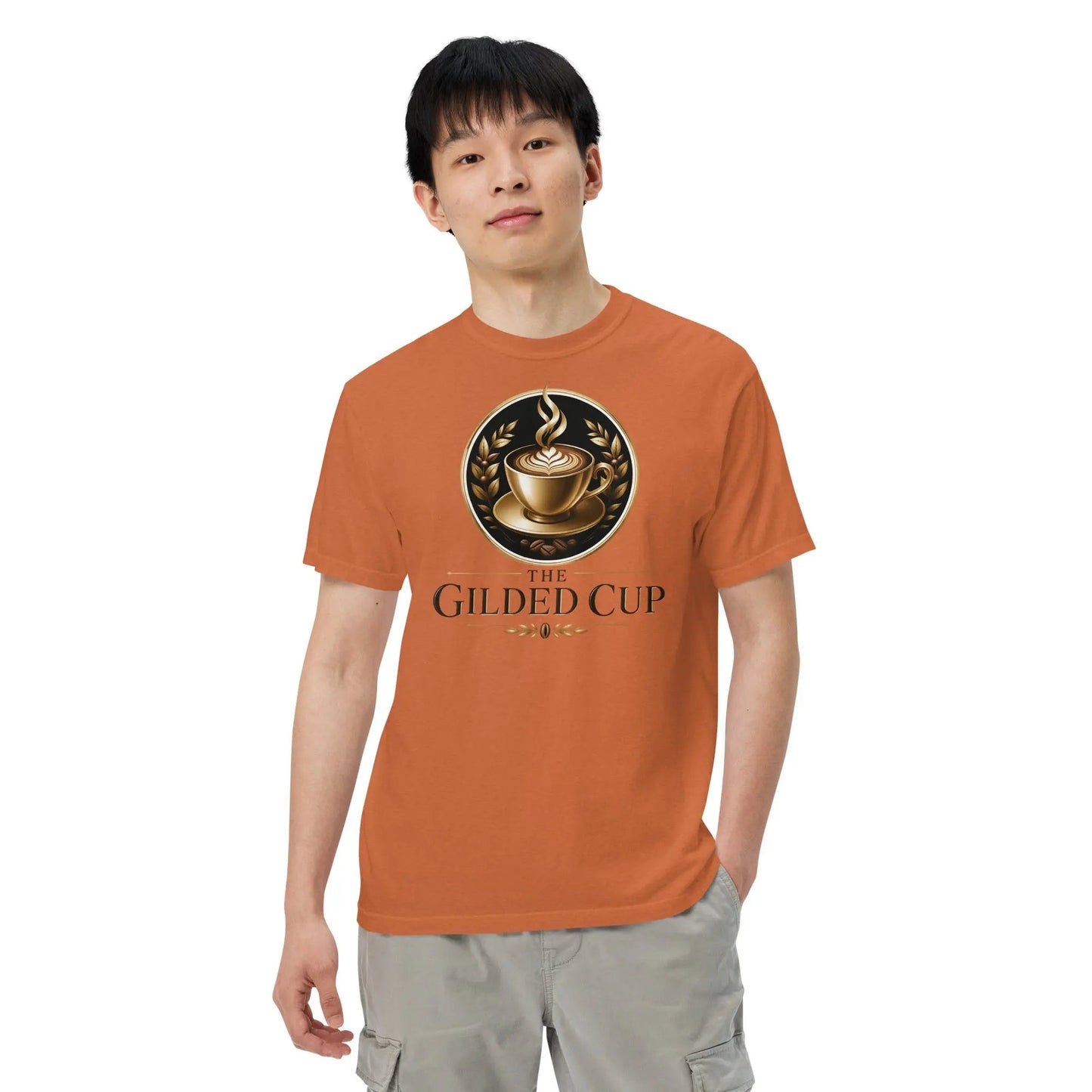 Unisex Garment - Dyed Heavyweight T-shirt - The Gilded CupT - SHIRT