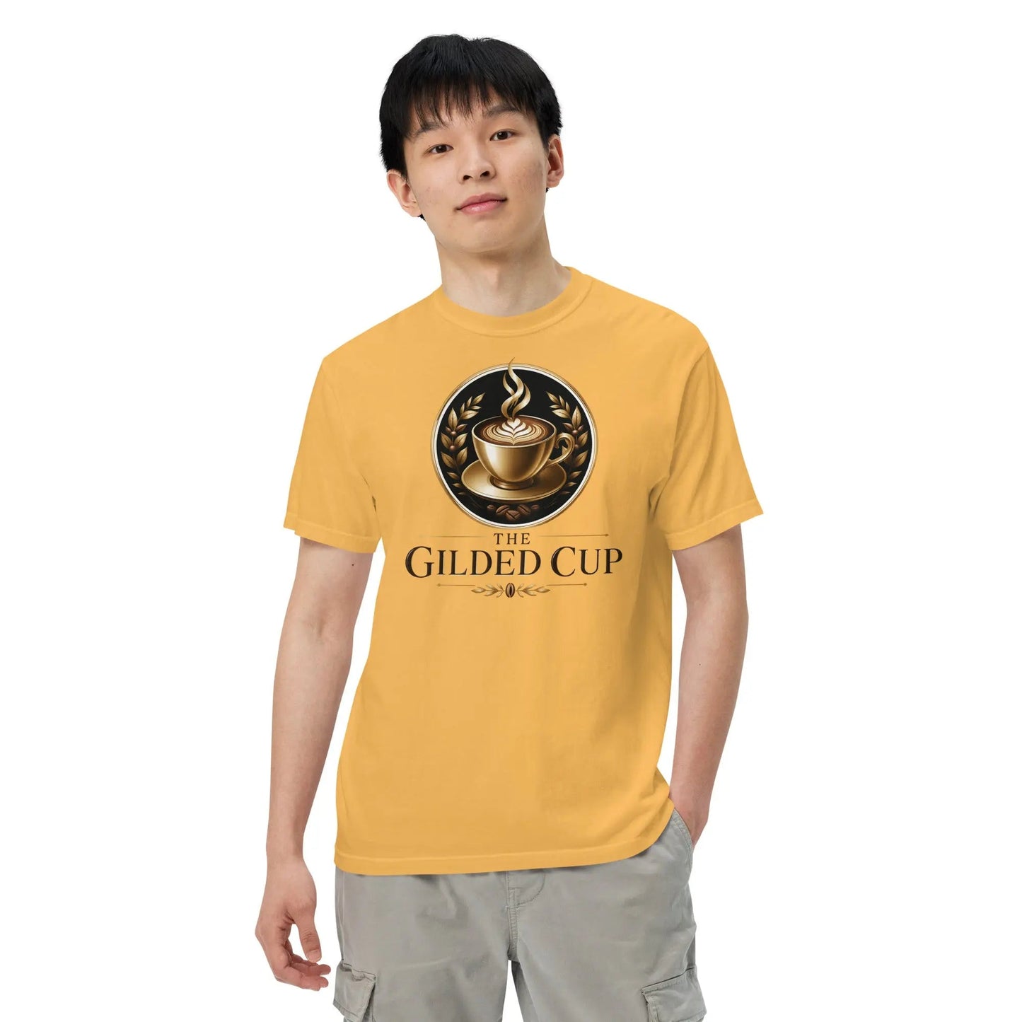 Unisex Garment - Dyed Heavyweight T-shirt - The Gilded CupT - SHIRT
